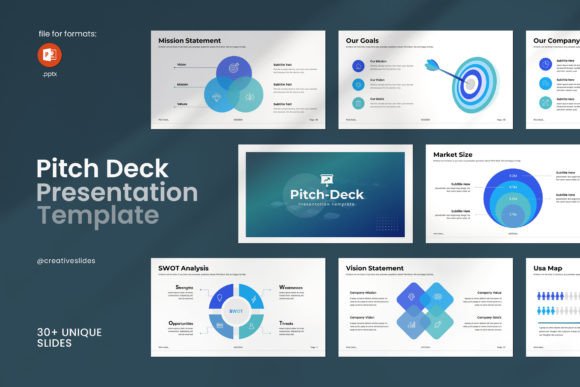 Download Pitch Deck PowerPoint Template - Powerpoint Collection