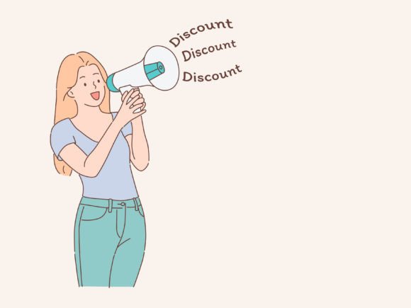 Download Woman Announces Discount - Woman Collection