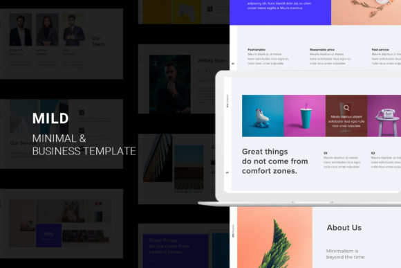 Download Mild Minimal Powerpoint Template - Powerpoint Collection