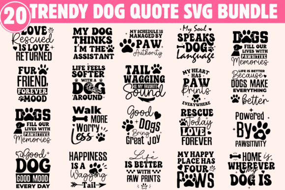 Download Funny Dog Saying Png Bundle, Dog Quote - Premium Resources