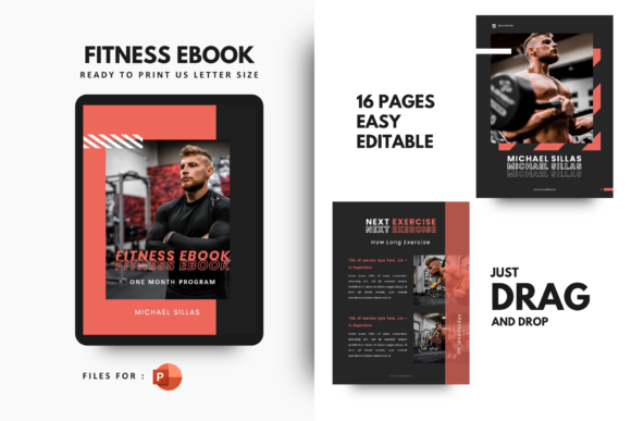 Download Fitness Ebook Powerpoint Template - Powerpoint Collection