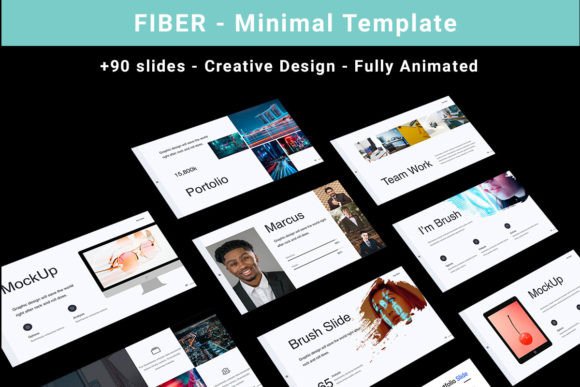 Download The Fiber - Minimal Powerpoint Template - Powerpoint Collection