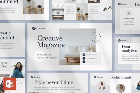 Download Simple Minimal PowerPoint Template - Powerpoint Collection